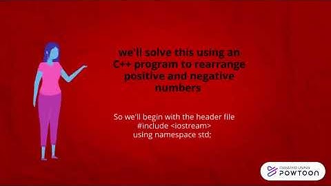 Positive elements at even and negative at odd positions