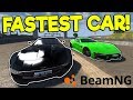 DRAG RACING THE WORLDS FASTEST CAR! - BeamNG Gameplay & Crashes - Car Crash Game