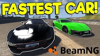 DRAG RACING THE WORLDS FASTEST CAR! - BeamNG Gameplay & Crashes - Car Crash Game