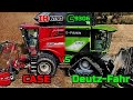 Deutz-Fahr C9306 TS(B) VS Case IH 6130 - Size/Power/Capacity comparison (Green Beast vs Red Monster)