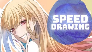 [My Dress-Up Darling] Kitagawa Marin Anime Art - Speed Drawing