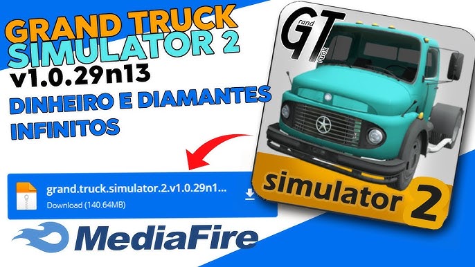 LANÇAMENTO!🚚GRAND TRUCK SIMULATOR 2 (DINHEIRO INFINITO + CAMINHÃO