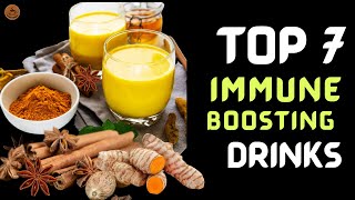 Top 7 Immune-Boosting Drinks to Improve Your Wellness. Healthy drinks.