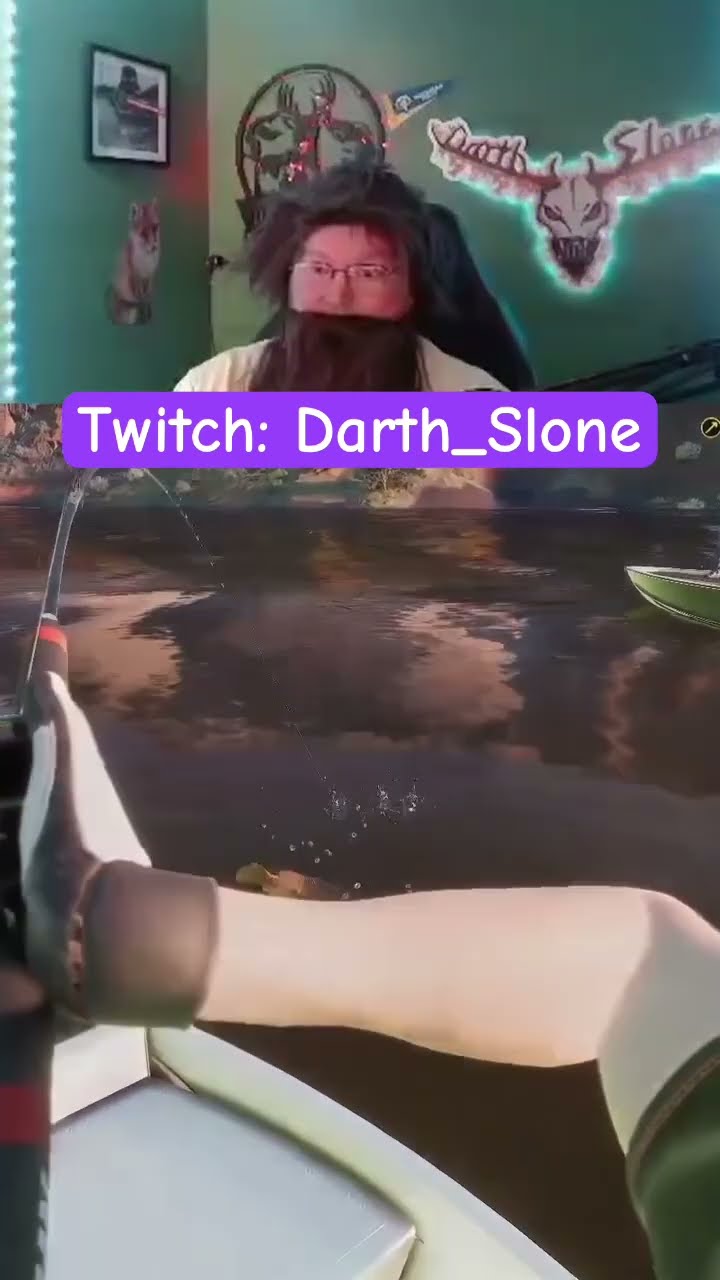 I almost missed it #darthslone#fishing #gaming