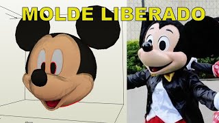 Cabeçao Do Mickey de Espuma Olha que Incrivel MOLDE LIBERADO #Tutoriais #PassoAPasso