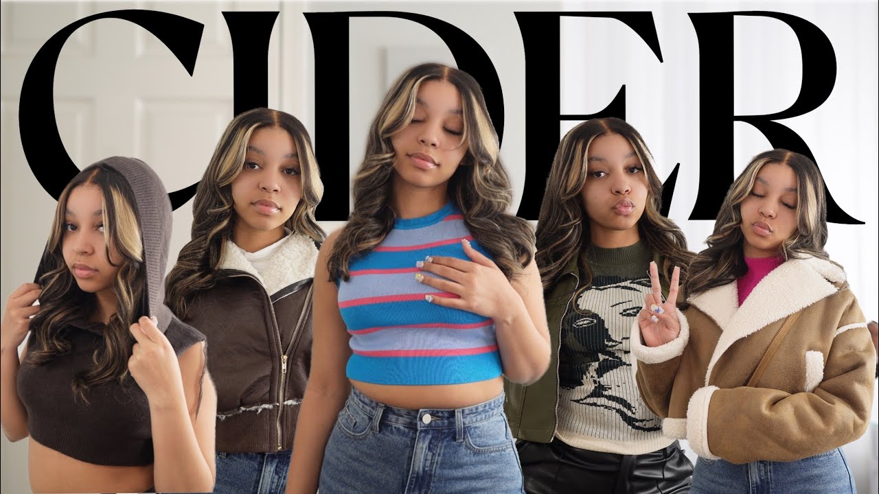 2023 Winter/Spring CIDER Clothing Haul Outfit Inspo YouTube