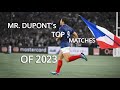 Top 9 performances of 2023  antoine dupont