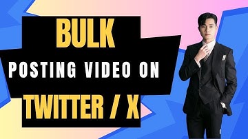 How to Bulk Post Videos on Twitter/X | Tool Auto Post Video Twitter/X