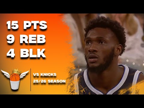 Moussa Cisse 15 Points 4 Blocks Vs Knicks Full Highlights 1 19 2026 