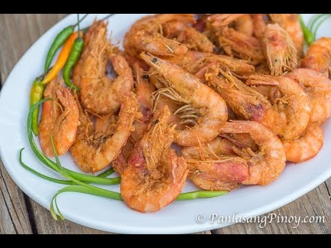 Download Crispy Nilasing Na Hipon (Wine Marinated Crispy Shrimp) -Panlasang Pinoy