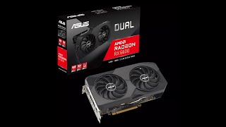 Asus Dual Radeon Rx 6600 V2 8Gb Graphics Card Unboxing And Overview