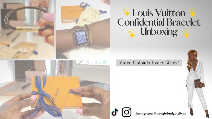 Unboxing Louis Vuitton Historic Mini Monogram bracelet✨ 