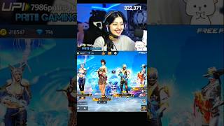 AWARA AND AWARI GAMER VS PB PRITI AND ROFANI PT.2 😱| WAIT FOR END 😈 || #freefire #shorts #trending