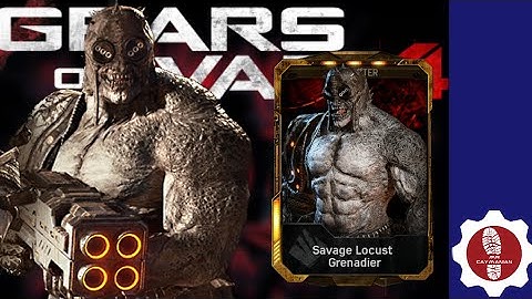 Gears Of War 4: "Savage Locust Grenadier" GAMEPLAY!!