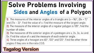 [Tagalog] Solve Problems Involving Side and Angle of a Polygon #side #Mathematics7 #ThirdQuarter screenshot 4