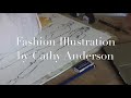 Fashion illustration by cathy anderson