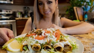 GROUND BEEF AND POTATO FLAUTAS (ROLLED TACOS)