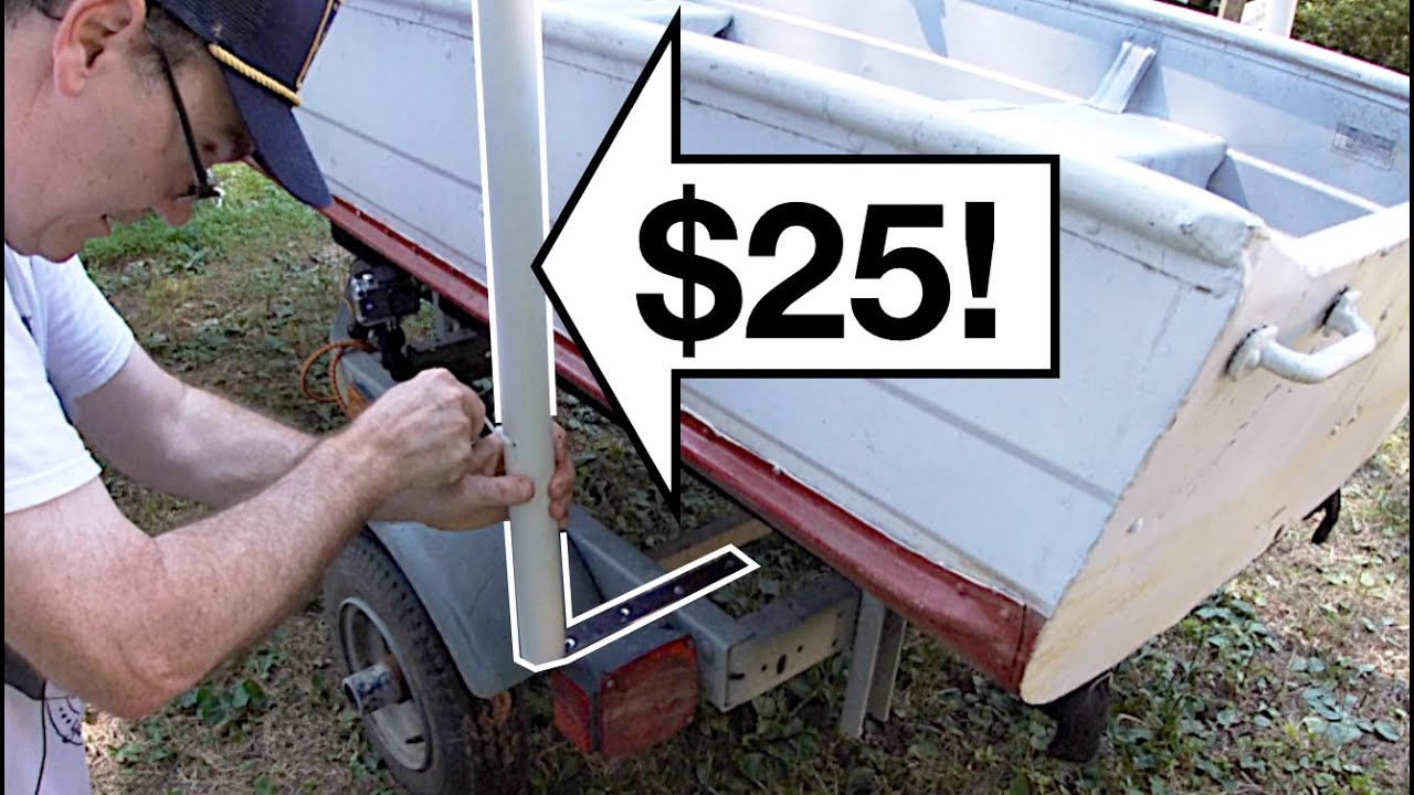 Boat Trailer Guides - Easy Cheap DIY Homemade Guides! - YouTube