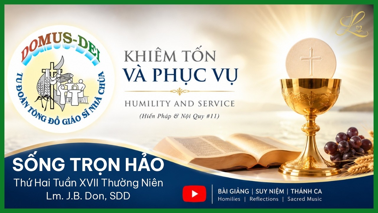 Sống Trọn Hảo - Thứ Hai Tuần XVII Mùa Thường Niên | Lm. J.B. Don, SDD