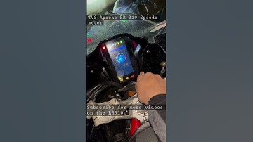TVS Apache RR310 speedo meter (start-up graphics and animations)