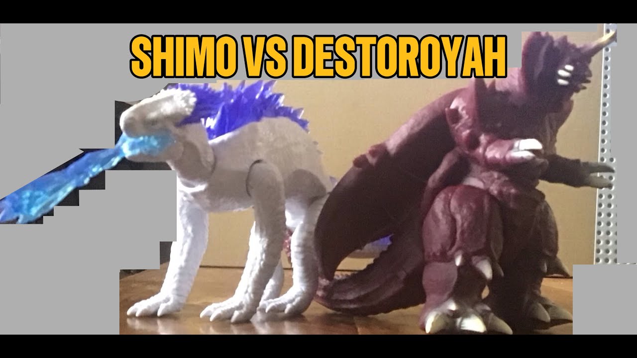 Shimo Vs Destoroyah | StopMotion - YouTube