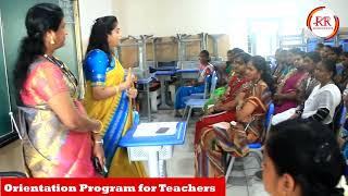 Orientation program for teachers for the academic year 2022-23 | RR International School CBSE