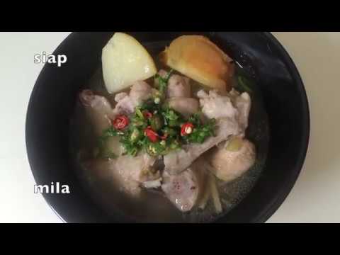 Resepi sup ayam - YouTube