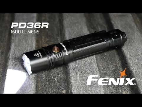 Fenix LED IP68 с Максимална Яркост 1600лм PD36R Черен