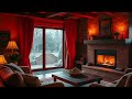 SOOTHING RAIN 🌧️🌧️ AND FIREPLACE 🔥 IN MULTI MILLIONAIRE APARTMENT