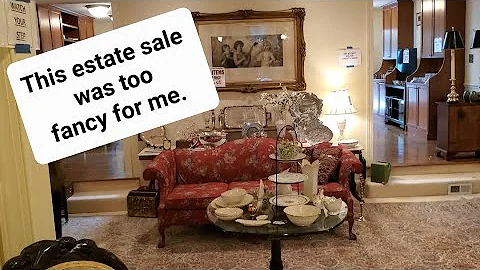 Upscale estate sale shop-with-me / Trunk haul