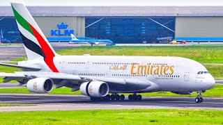 20 MINS LANDINGS & TAKEOFFS at AMS | 4K | Close Up Plane Spotting at Amsterdam Schiphol (2023)