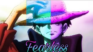 Anime Amv Fearless Luffy Zoro