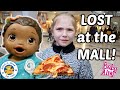 BABY ALIVE has a FUN DAY at the MALL! PIZZA and TREATS! The Lilly and Mommy Show! FUNNY KIDS SKIT!