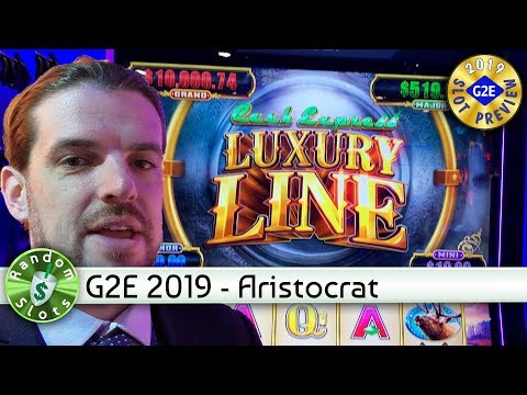 Cash Express Luxury Line, Slot Machine Preview G2E 2019 (#G2E2019) Aristocrat