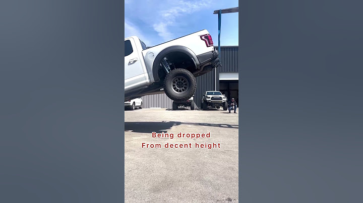 Ford Raptor drop test |#youtubeshorts #shorts