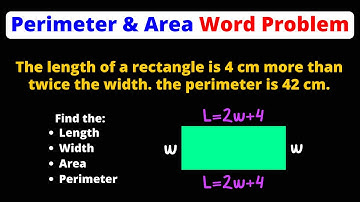 Perimeter & Area Word Problems | Setup & Solve | Geometry | Eat Pi