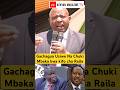 Kakamega DP Governor Ayub Savula slamming former DP Gachagua for not attending Raila Odinga's Burial