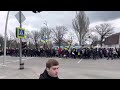 Митинг Мелитополь 7 марта 2022 год.