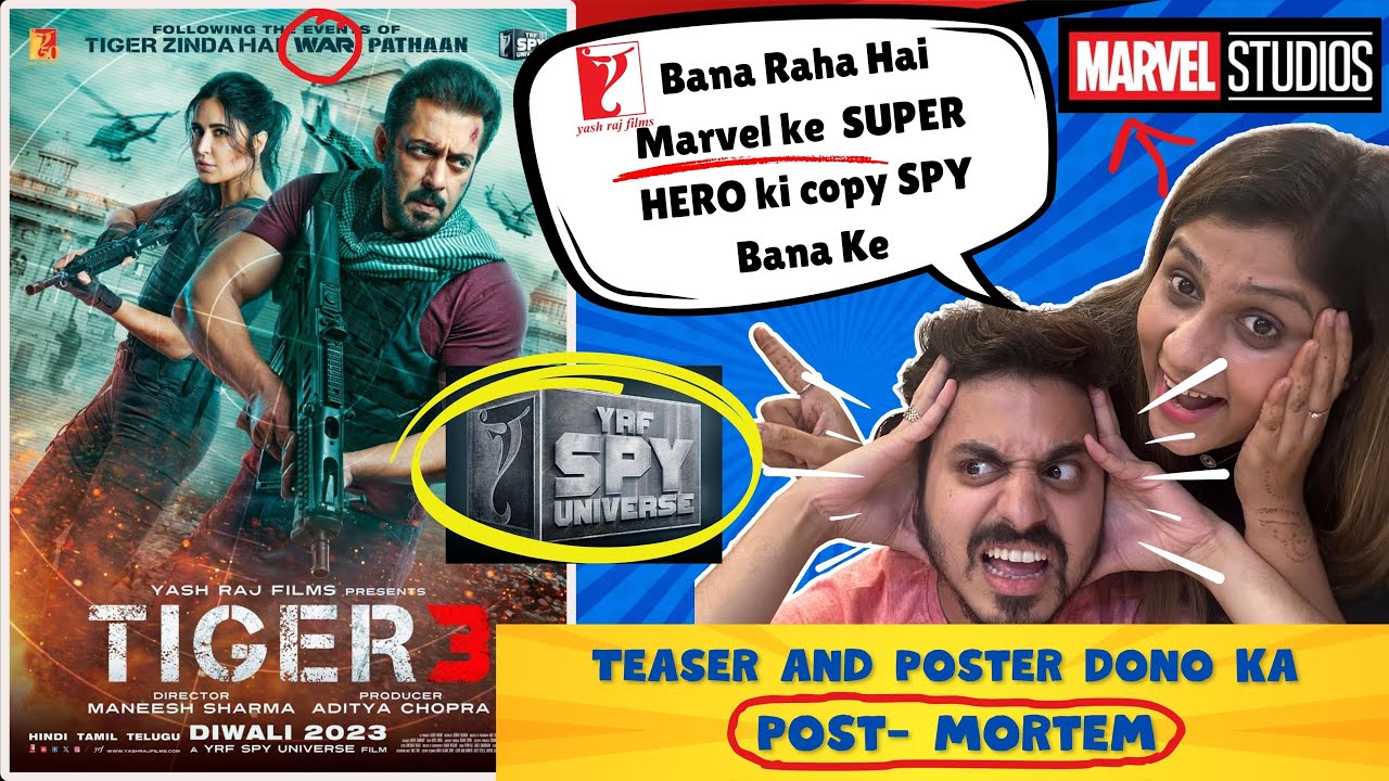 TIGER 3 POSTER AND TEASER REACTION | TIGER 3 NEW POSTER REACTION |  @Couplesiyaapa