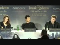 Twilight Breaking Dawn Part 2 Press Conference Berlin Kristen Stewart Robert Pattinson part 3