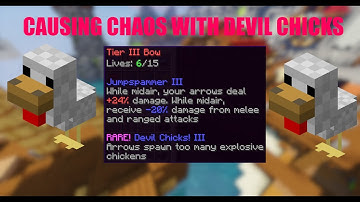 Causing Chaos in the Hypixel pit with Devil Chicks 3