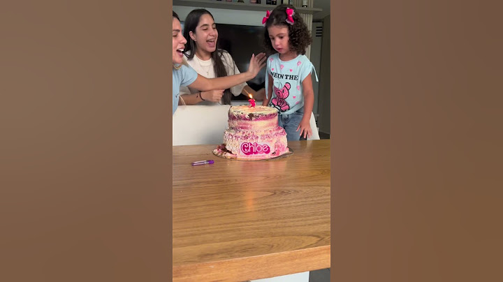 This was Chloe's birthday surprise from her sister