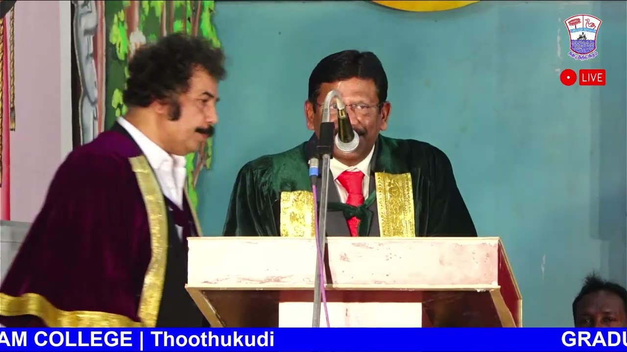 Graduation Ceremony | 25-09-2026 | V.O.Chidambaram Colllege, Thoothukudi