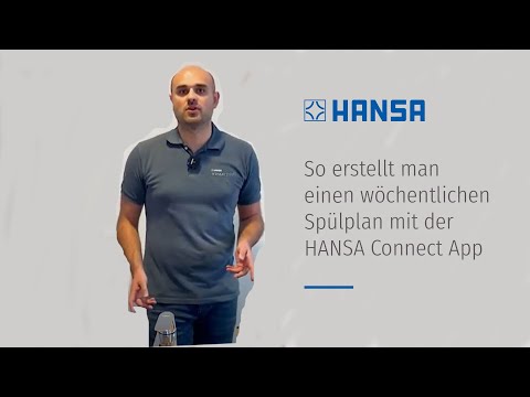 So erstellt man einen wöchentlichen Spülplan mit der HANSA Connect App