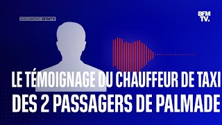 Le chauffeur de taxi des deux passagers de Pierre Palmade s'exprime sur BFMTV