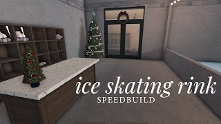 BLOXBURG: Ice Skating Rink Speedbuild | Roblox Bloxburg