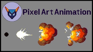 Pixel Art Explosion Animation