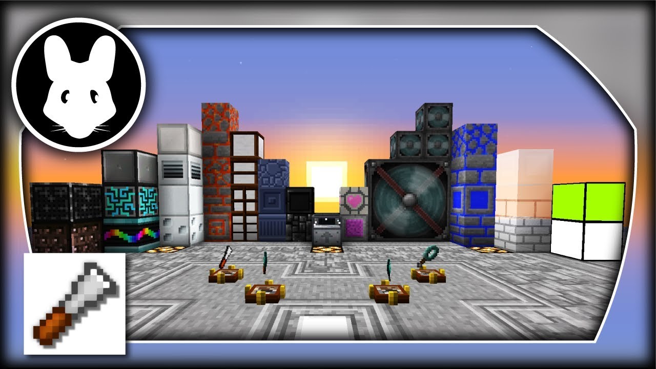 CREATE HUNDREDS OF DECORATIVE BLOCKS! Chisel Mod! Minecraft Mod
