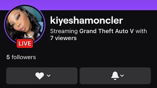 follow twitch.tv/kiyeshamoncler