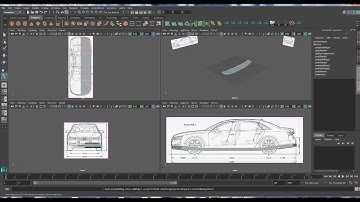 Maya 2016 car model video part 1